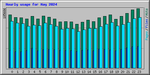 Hourly usage for May 2024